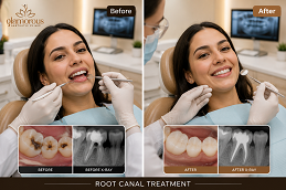 Root Canal Treatment Before & After Pakistan