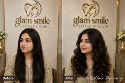 Hair Perming Before And After In Islamabad