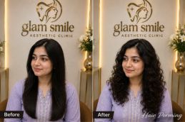 Hair Perming Before And After clinic in Islamabad